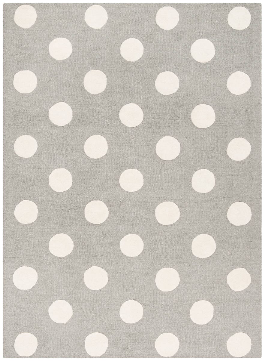 Safavieh Safavieh Kids Sfk904C Grey / Ivory Geometric Area Rug