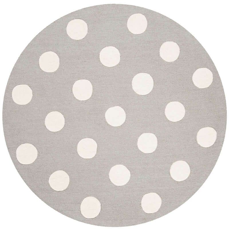 Safavieh Safavieh Kids Sfk904C Grey / Ivory Geometric Area Rug