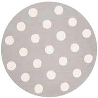 Safavieh Safavieh Kids Sfk904C Grey / Ivory Geometric Area Rug