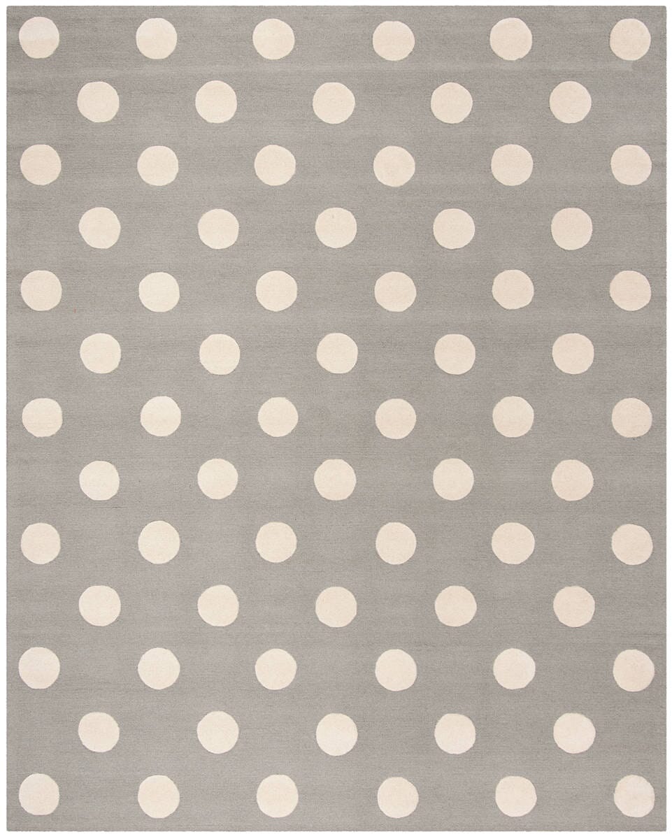 Safavieh Safavieh Kids Sfk904C Grey / Ivory Geometric Area Rug