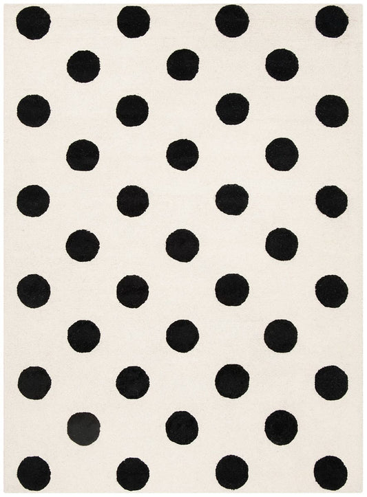 Safavieh Safavieh Kids Sfk904D Ivory / Black Geometric Area Rug