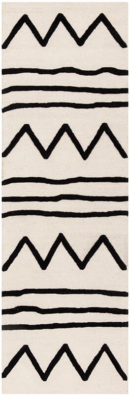 Safavieh Safavieh Kids Sfk907D Ivory / Black Geometric Area Rug