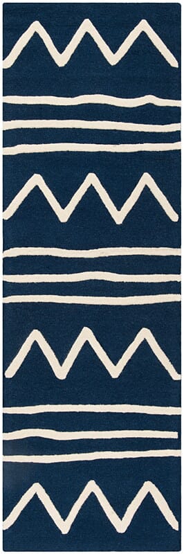 Safavieh Safavieh Kids Sfk907N Navy / Ivory Geometric Area Rug