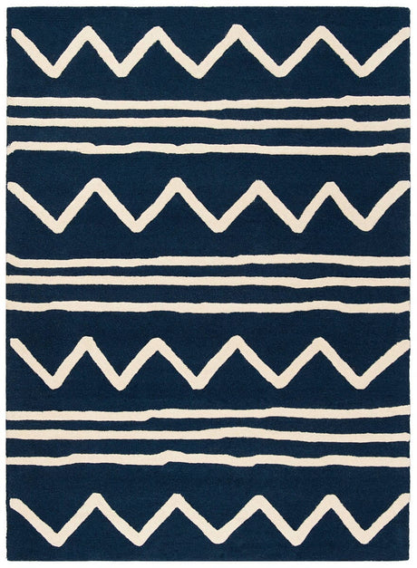 Safavieh Safavieh Kids Sfk907N Navy / Ivory Rugs.