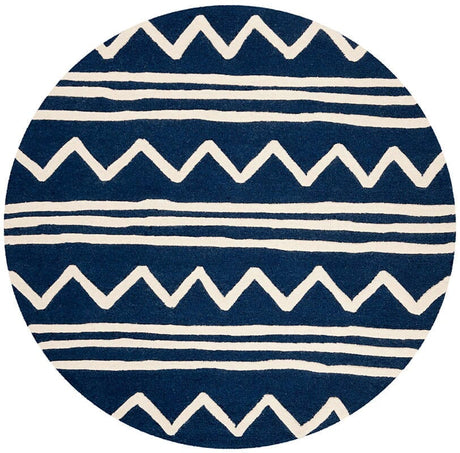 Safavieh Safavieh Kids Sfk907N Navy / Ivory Rugs.