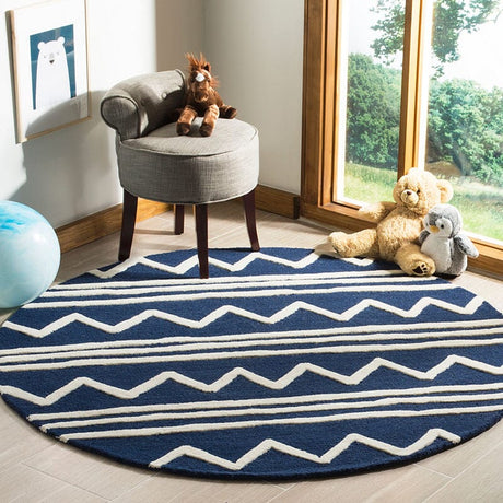 Safavieh Safavieh Kids Sfk907N Navy / Ivory Rugs.