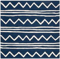 Safavieh Safavieh Kids Sfk907N Navy / Ivory Geometric Area Rug