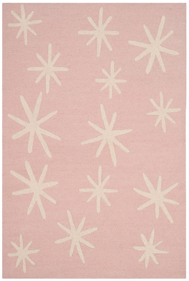 Safavieh Safavieh Kids Sfk908P Pink / Ivory Geometric Area Rug