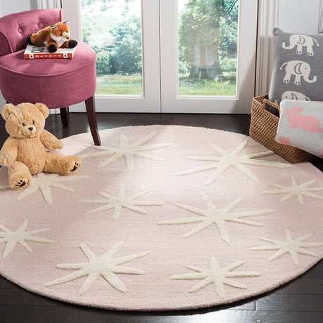 Safavieh Safavieh Kids Sfk908P Pink / Ivory Rugs.