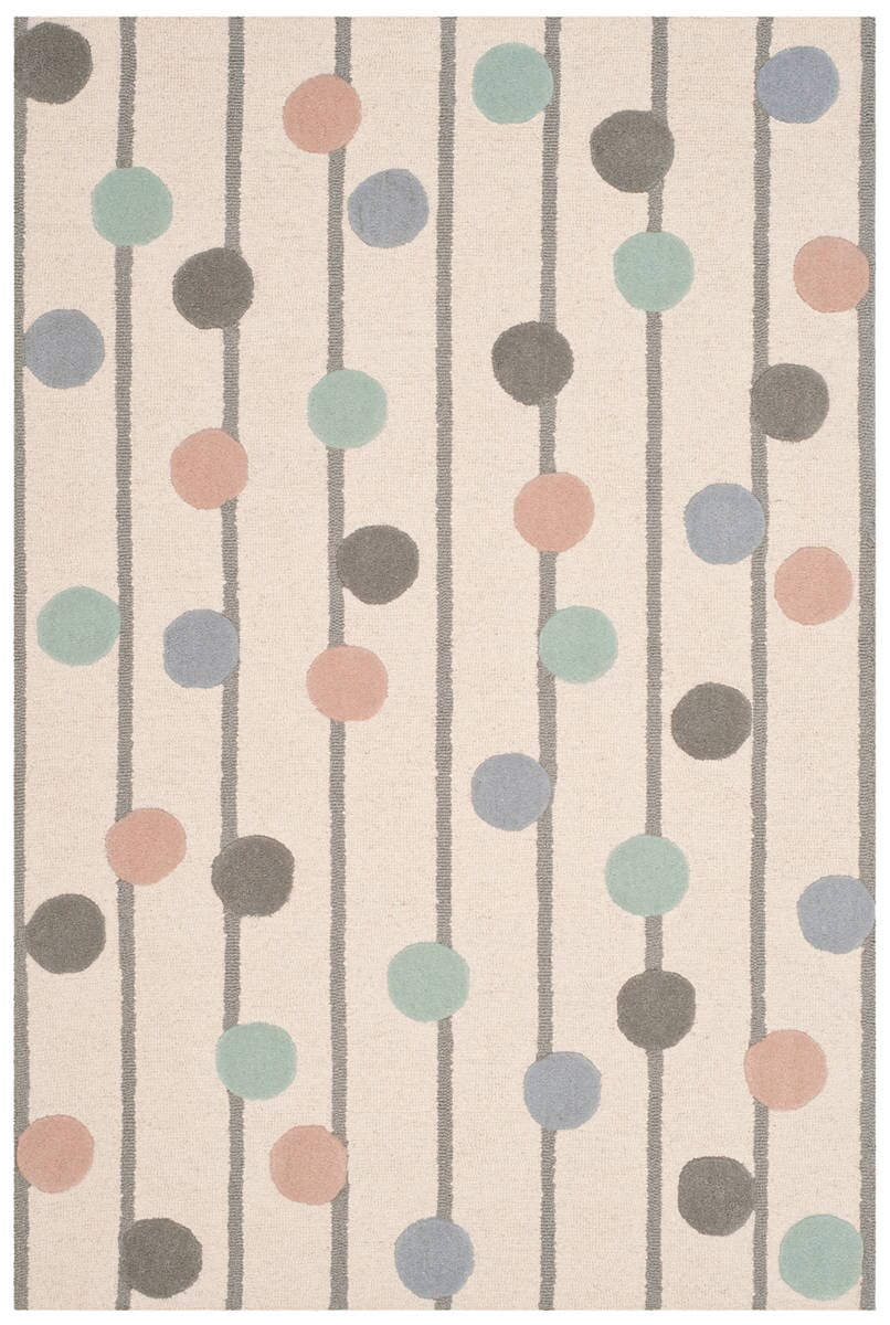 Safavieh Safavieh Kids Sfk909A Ivory / Multi Geometric Area Rug