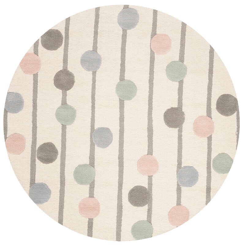 Safavieh Safavieh Kids Sfk909A Ivory / Multi Geometric Area Rug