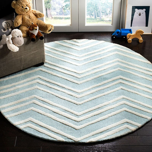 Safavieh Safavieh Kids Sfk910M Mint / Ivory Rugs.