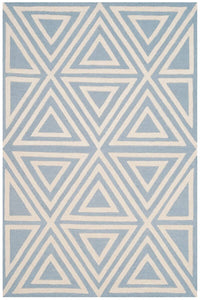 Safavieh Safavieh Kids Sfk912E Blue / Ivory Geometric Area Rug