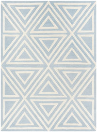 Safavieh Safavieh Kids Sfk912E Blue / Ivory Geometric Area Rug