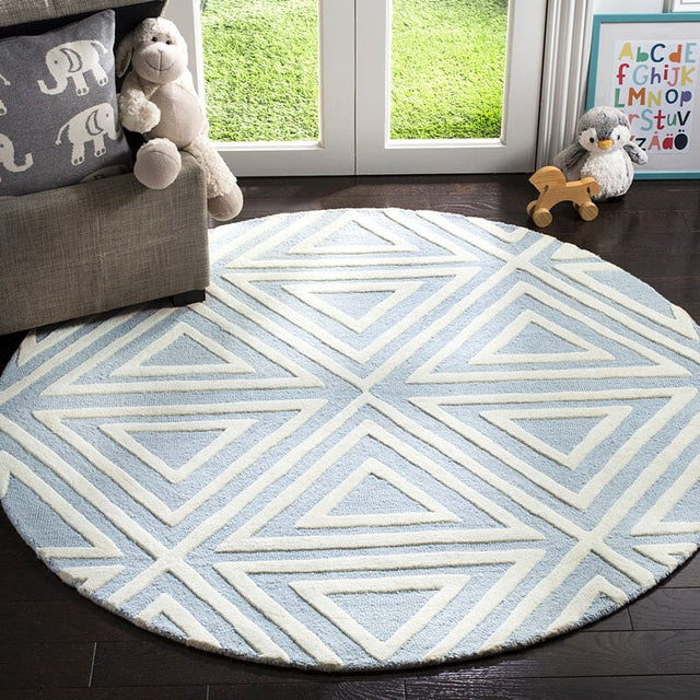 Safavieh Safavieh Kids Sfk912E Blue / Ivory Rugs.