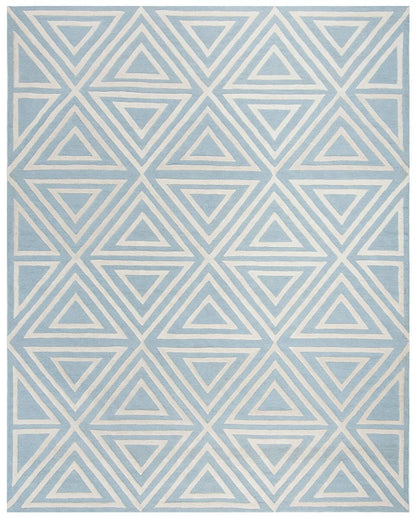 Safavieh Safavieh Kids Sfk912E Blue / Ivory Geometric Area Rug