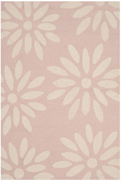 Safavieh Safavieh Kids Sfk914P Pink / Ivory Floral / Country Area Rug