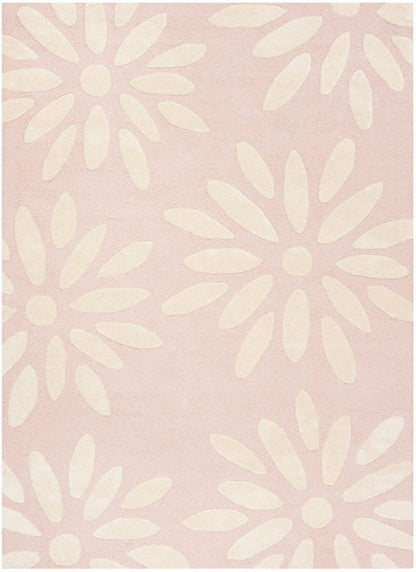 Safavieh Safavieh Kids Sfk914P Pink / Ivory Floral / Country Area Rug