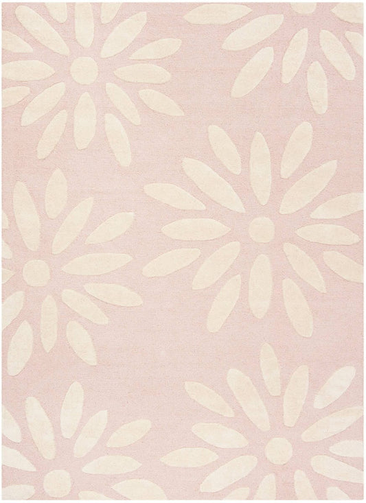 Safavieh Safavieh Kids Sfk914P Pink / Ivory Floral / Country Area Rug