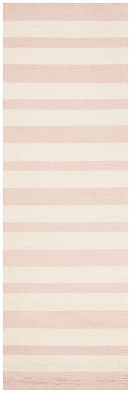 Safavieh Safavieh Kids Sfk915P Pink / Ivory Striped Area Rug