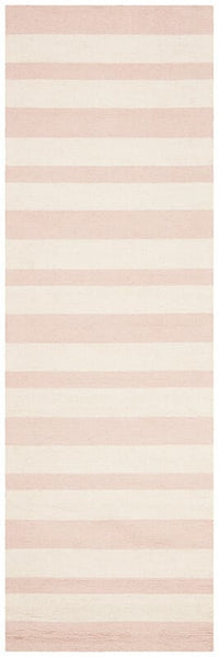 Safavieh Safavieh Kids Sfk915P Pink / Ivory Striped Area Rug