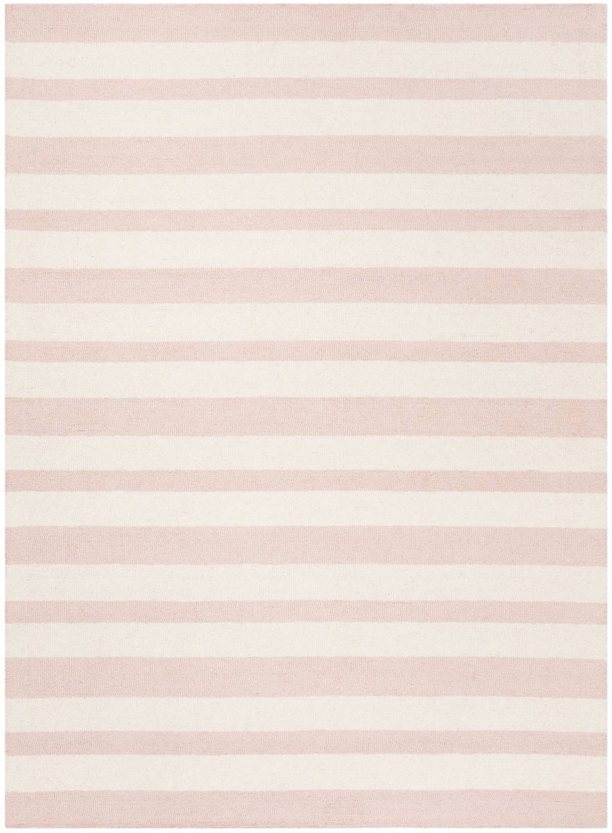 Safavieh Safavieh Kids Sfk915P Pink / Ivory Striped Area Rug