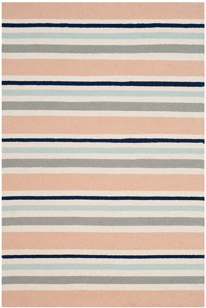 Safavieh Safavieh Kids Sfk916A Ivory / Multi Striped Area Rug