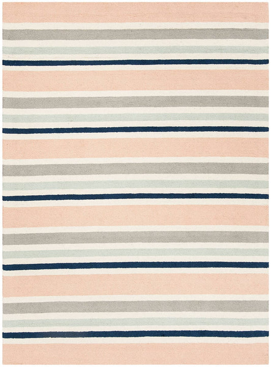 Safavieh Safavieh Kids Sfk916A Ivory / Multi Striped Area Rug