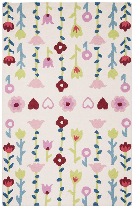 Safavieh Safavieh Kids Sfk918A Ivory / Pink Bohemian Area Rug