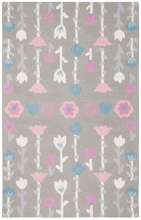 Safavieh Safavieh Kids Sfk918C Grey / Pink Rugs.