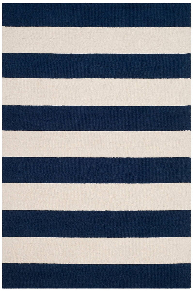 Safavieh Safavieh Kids Sfk919N Navy / Ivory Striped Area Rug