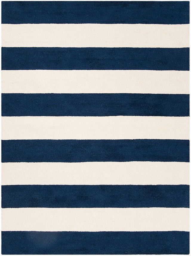 Safavieh Safavieh Kids Sfk919N Navy / Ivory Striped Area Rug