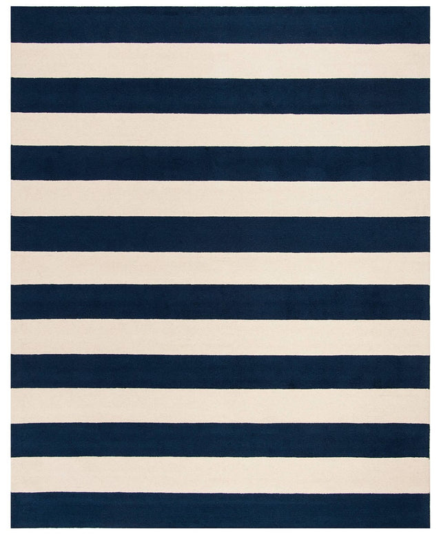 Safavieh Safavieh Kids Sfk919N Navy / Ivory Striped Area Rug