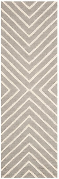 Safavieh Safavieh Kids Sfk920C Grey / Ivory Geometric Area Rug