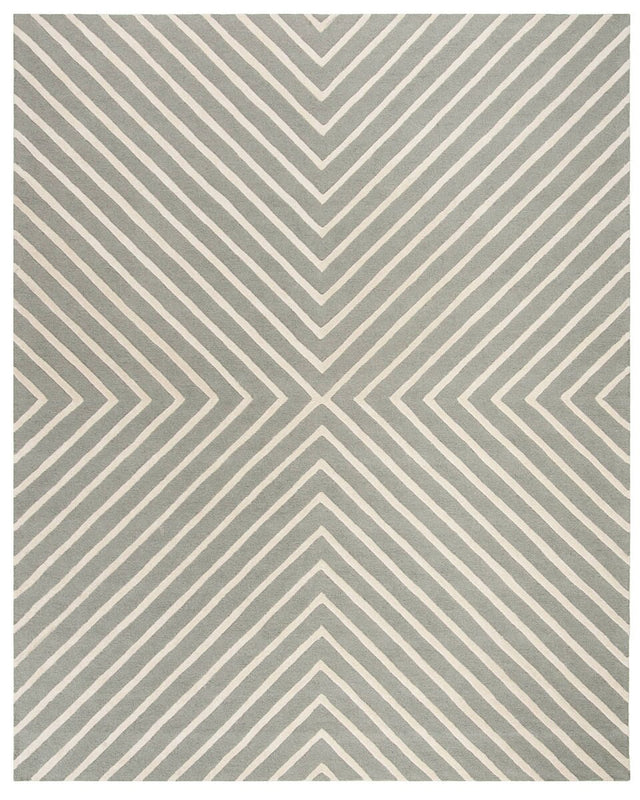 Safavieh Safavieh Kids Sfk920C Grey / Ivory Geometric Area Rug