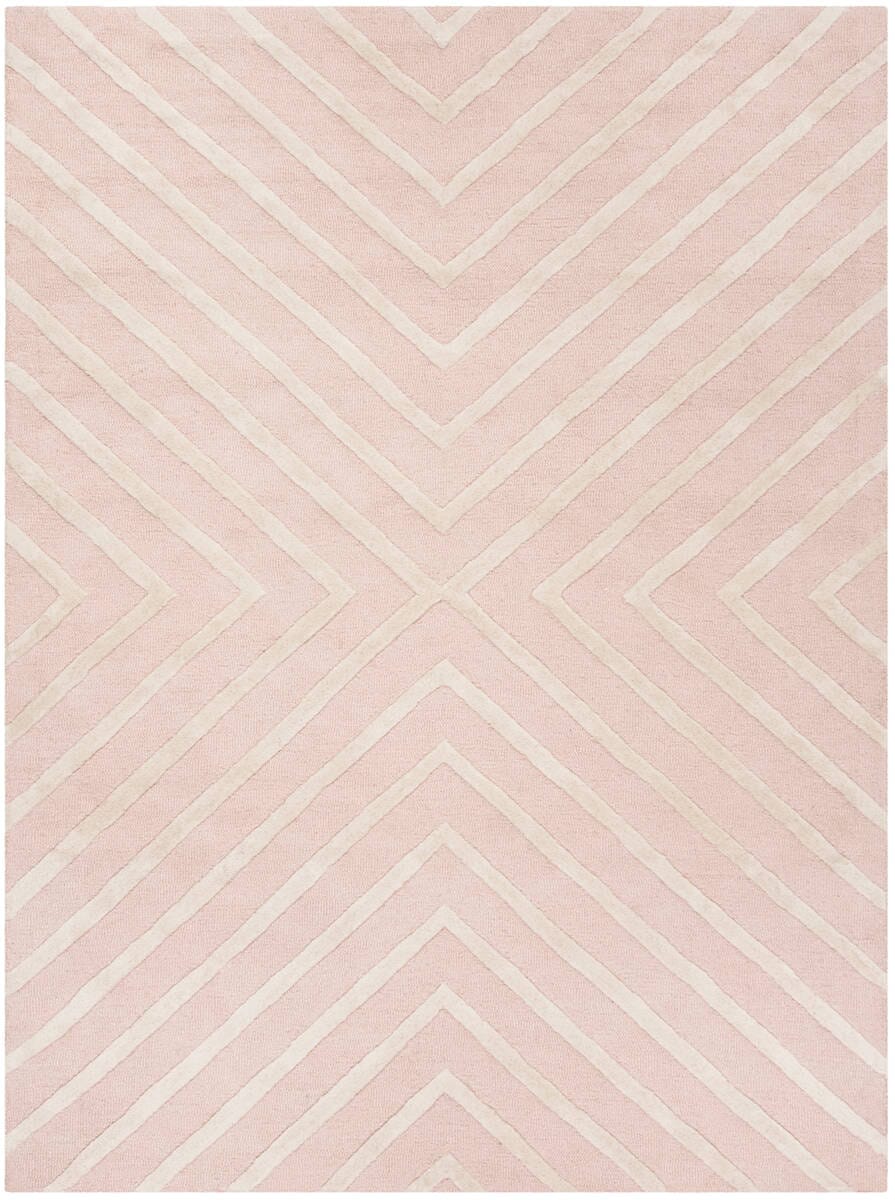 Safavieh Safavieh Kids Sfk920P Pink / Ivory Rugs.