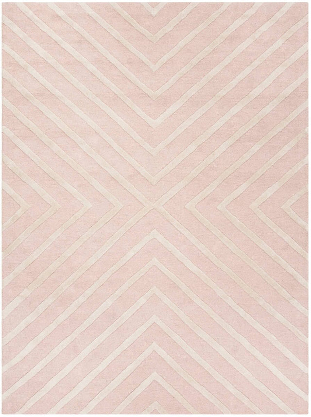 Safavieh Safavieh Kids Sfk920P Pink / Ivory Geometric Area Rug