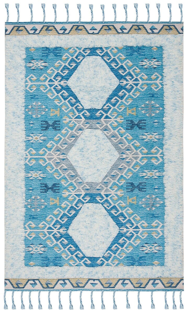 Safavieh Saffron Sfn103K Turquoise / Blue Rugs.