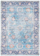 Safavieh Saffron Sfn201M Aqua / Navy Rugs.