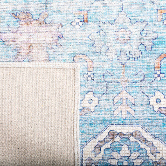 Safavieh Saffron Sfn201M Aqua / Navy Rugs.