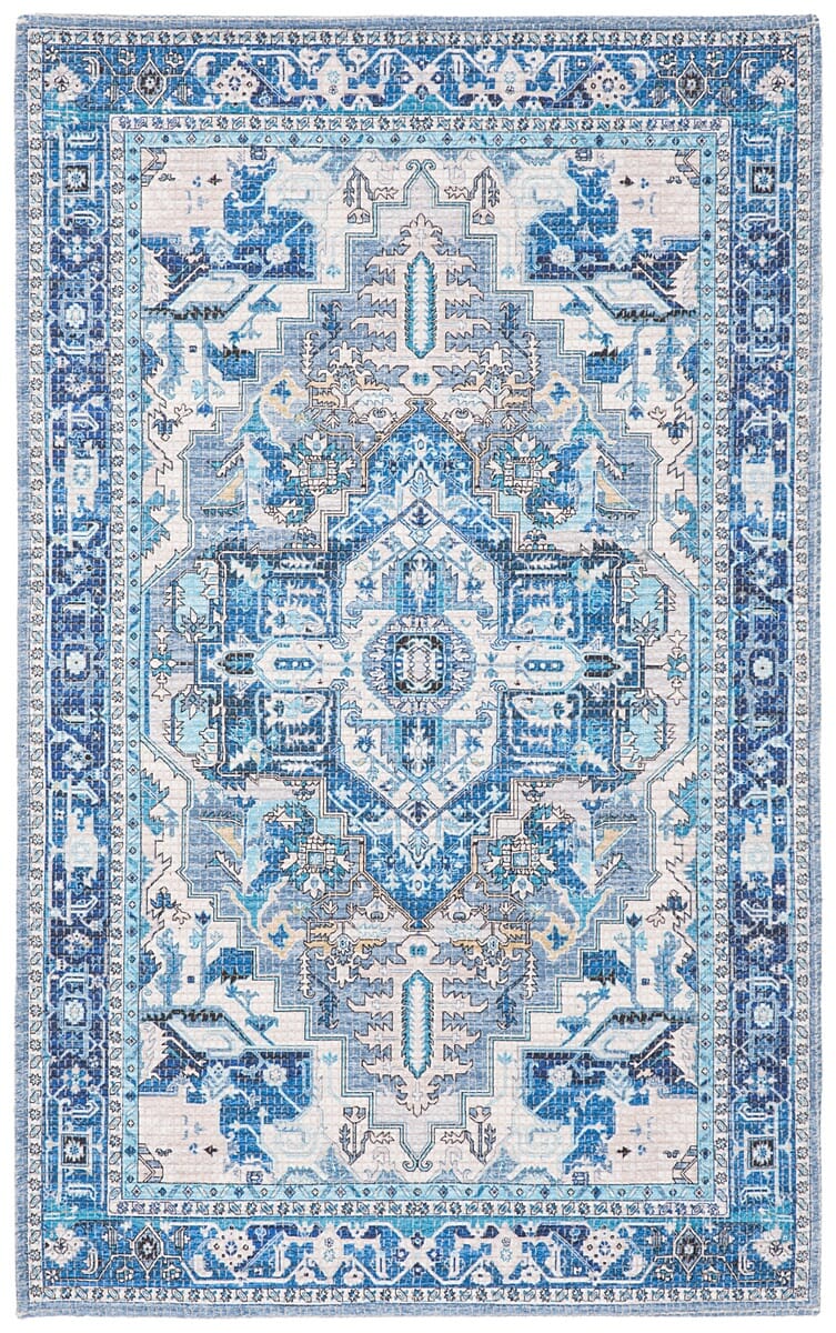 Safavieh Saffron Sfn202N Navy / Ivory Area Rug