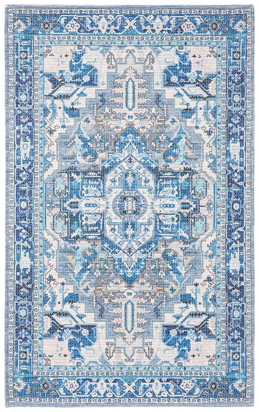 Safavieh Saffron Sfn202N Navy / Ivory Area Rug