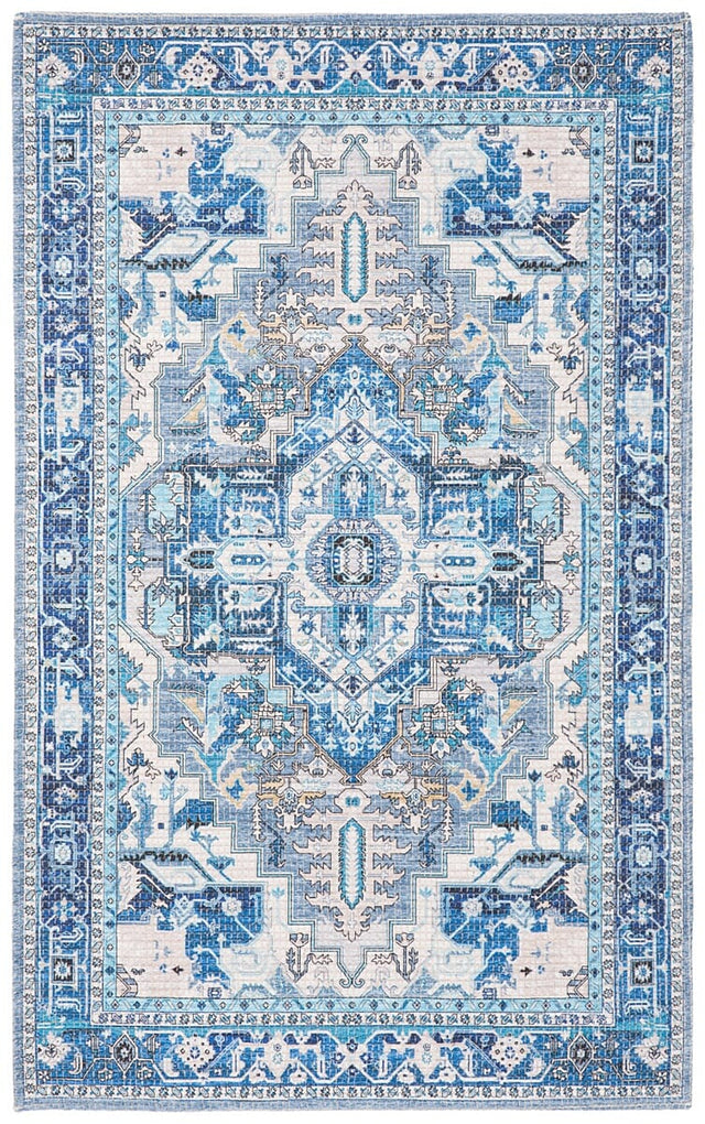 Safavieh Saffron Sfn202N Navy / Ivory Rugs.