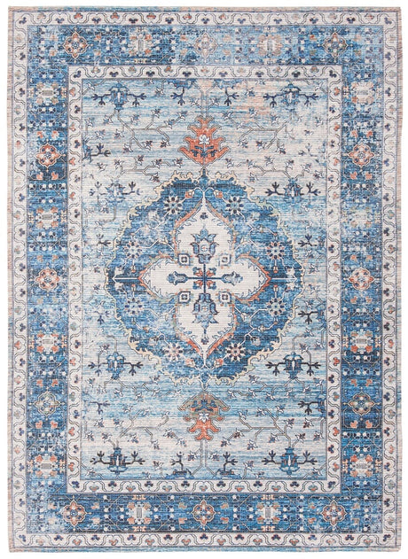 Safavieh Saffron Sfn203M Blue / Ivory Rugs.