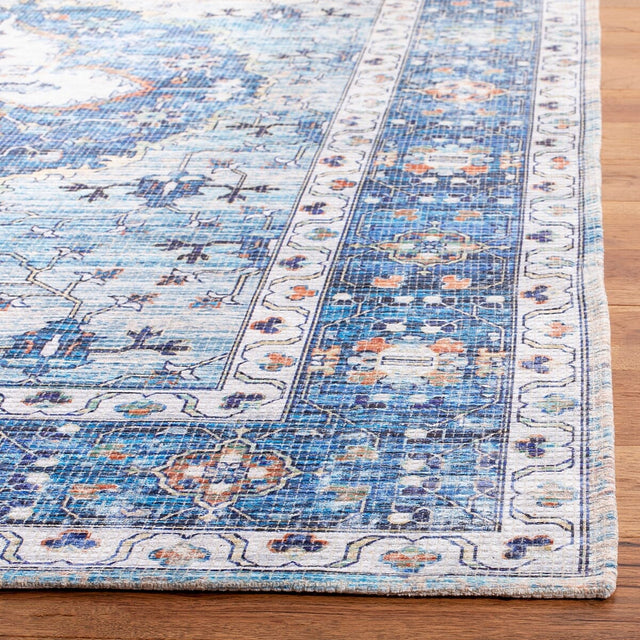 Safavieh Saffron Sfn203M Blue / Ivory Rugs.