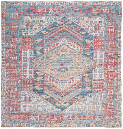 Safavieh Saffron Sfn507R Fuchsia / Blue Area Rug