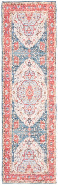 Safavieh Saffron Sfn508R Fuchsia / Blue Area Rug