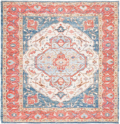 Safavieh Saffron Sfn508R Fuchsia / Blue Area Rug