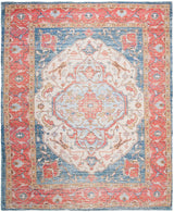 Safavieh Saffron Sfn508R Fuchsia / Blue Rugs.