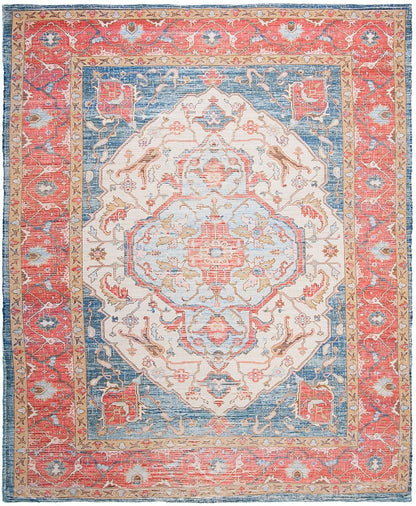 Safavieh Saffron Sfn508R Fuchsia / Blue Area Rug